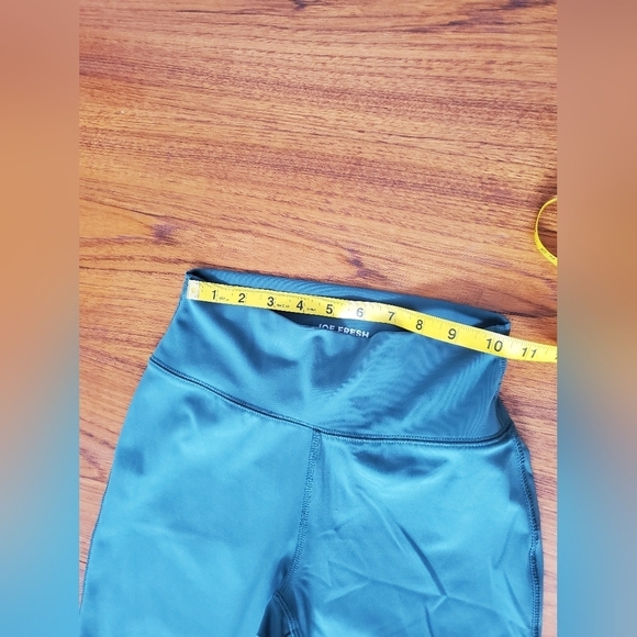 Joe Fresh Green Flared Leggings - Picture 3 of 8